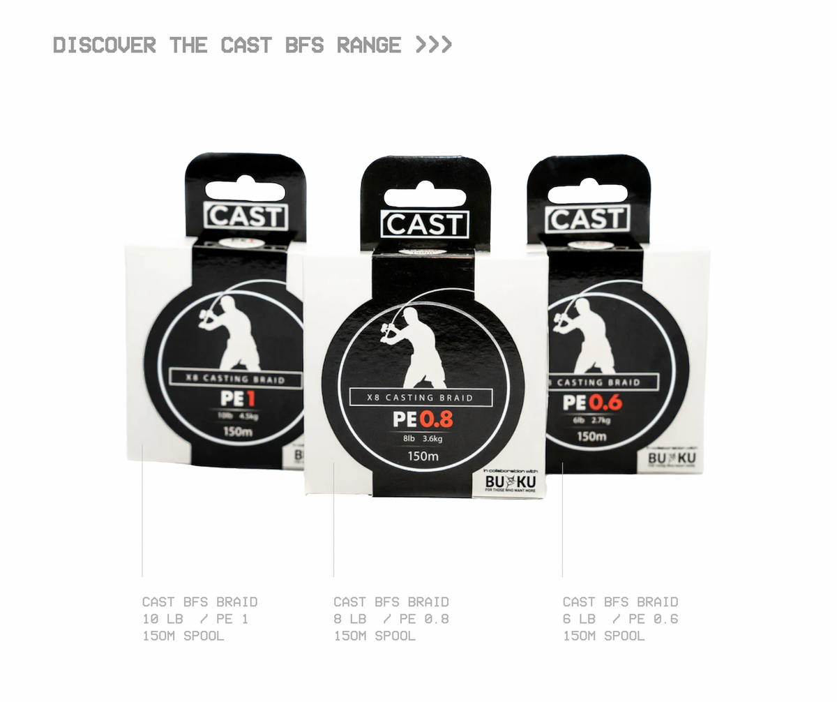 CAST X8 BFS CASTING BRAID – Cast Fishing Co