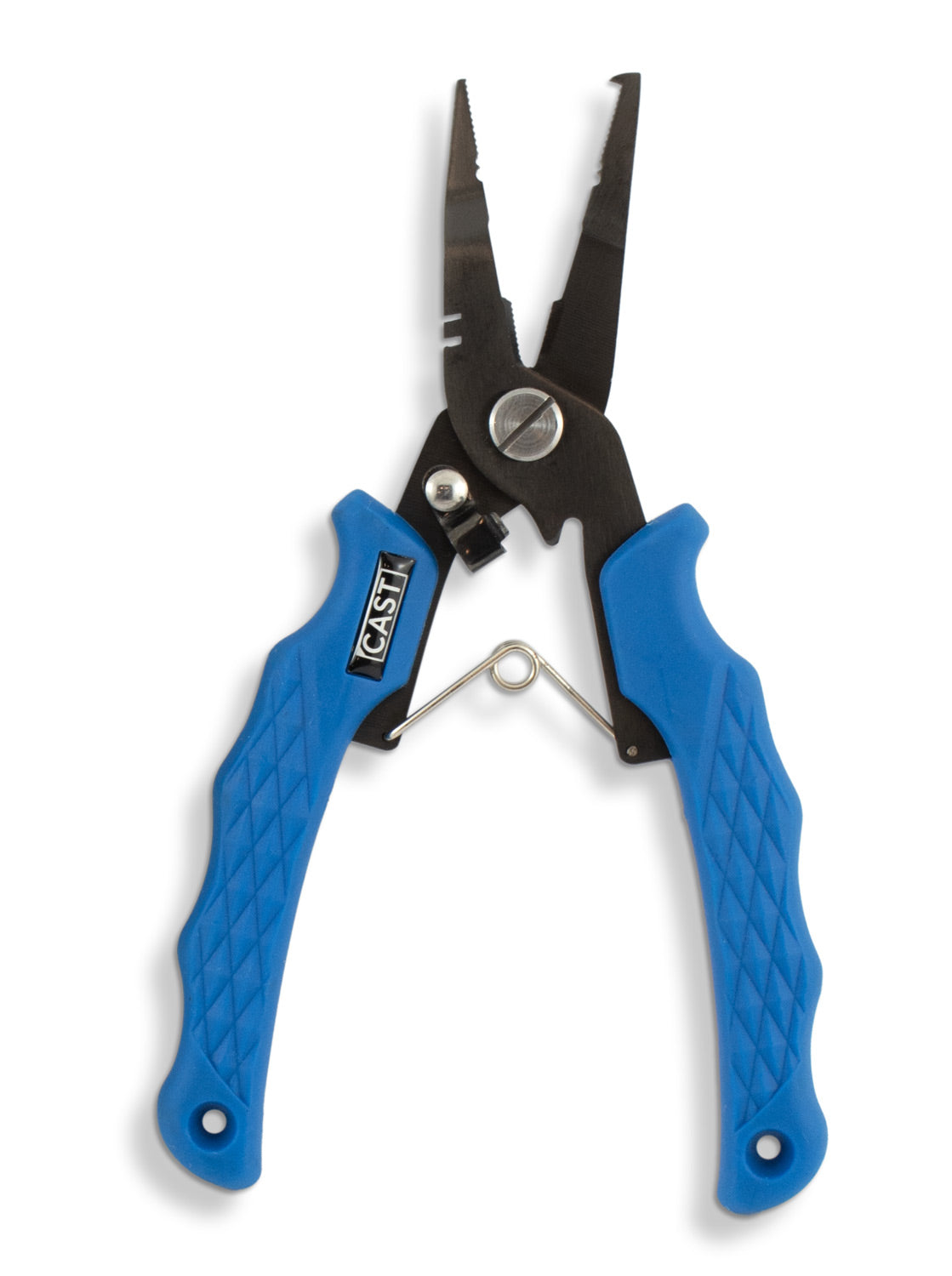 7.8 Aluminum Braid Cutters Split Ring Blue Fishing Pliers with Sheath –  Dispatch Knives