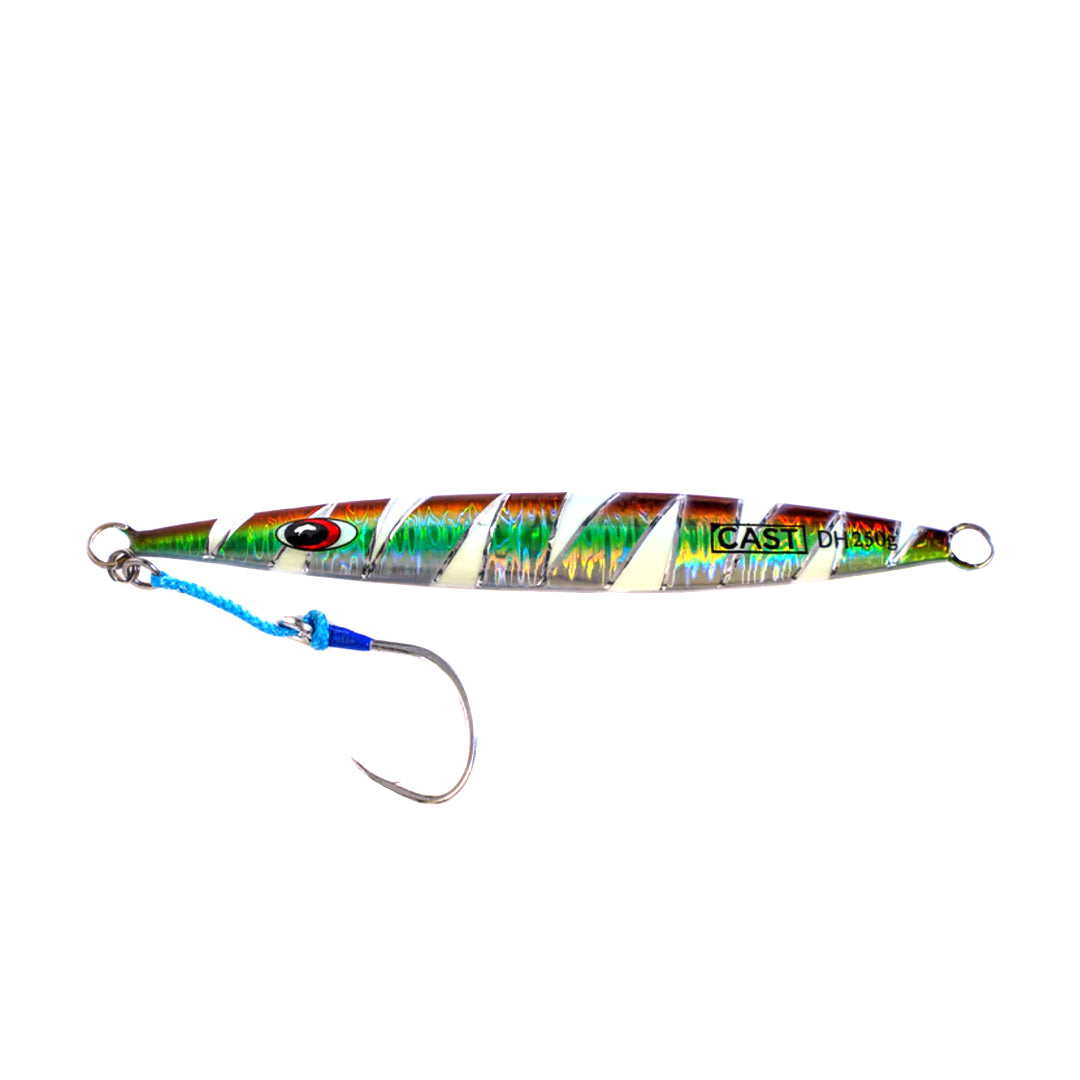 cast og fishing lure Deep Hit-R Vertical Jig 200g / Herring Color:Killer Craw R Our Jigs come Watermelon Avet T-RX 50W Quad