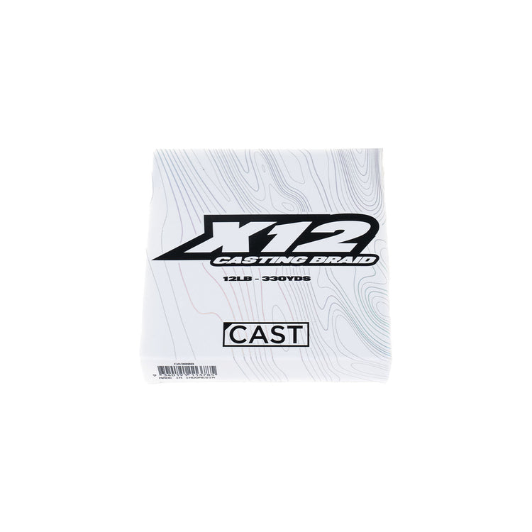 X12 Casting Braid (330yd Bulk Spool) – CAST Fishing Co