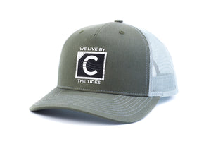 Cast Fishing Co Trucker - We Live By The Tides